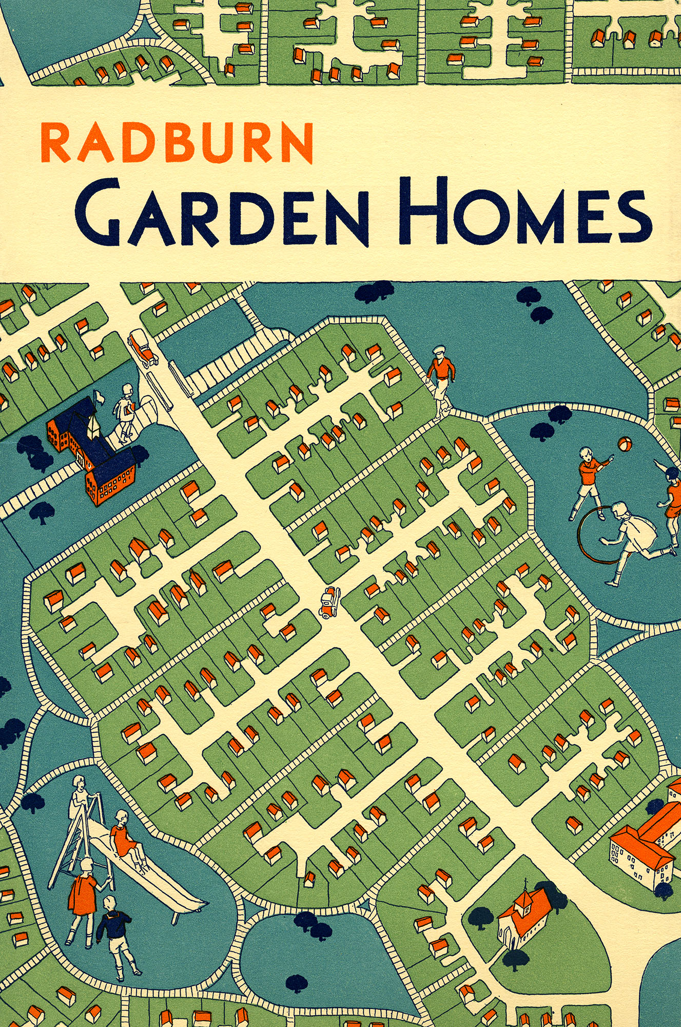 Radburn Garden Homes: 24 pages, foldout site plan, payment schedule inside the back cover.