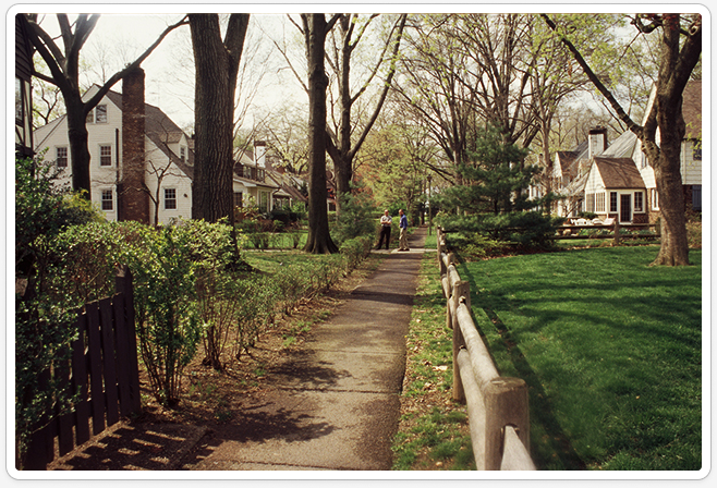 The same diagram, almost a century on. Listed on the National Register since 1975; designated a National Historic Landmark District in 2005.