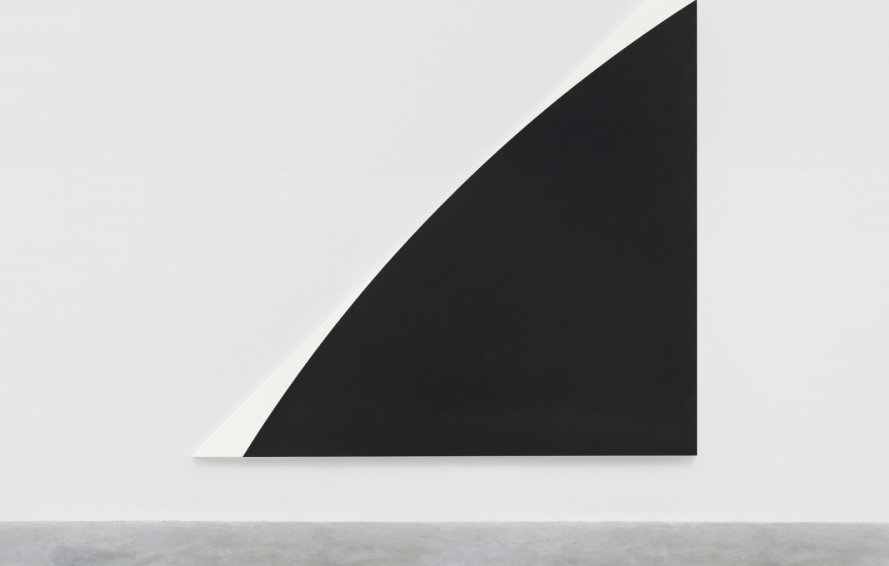 Ellsworth Kelly, Black Triangle with White. A single shape that turns the gallery wall into a participant in the composition.
